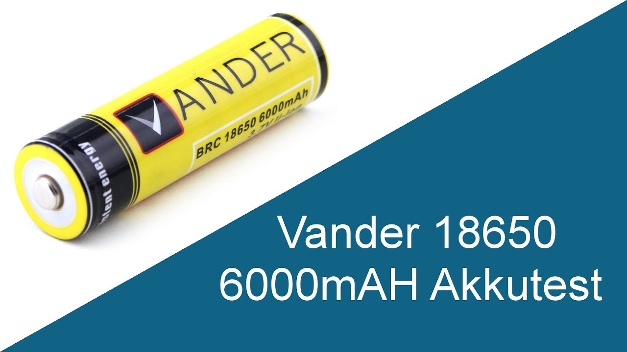 VANDER 18650-8tlg 9800mAh 3,7V Li-ion Accu Wiederaufladbare Akku 18x68mm 