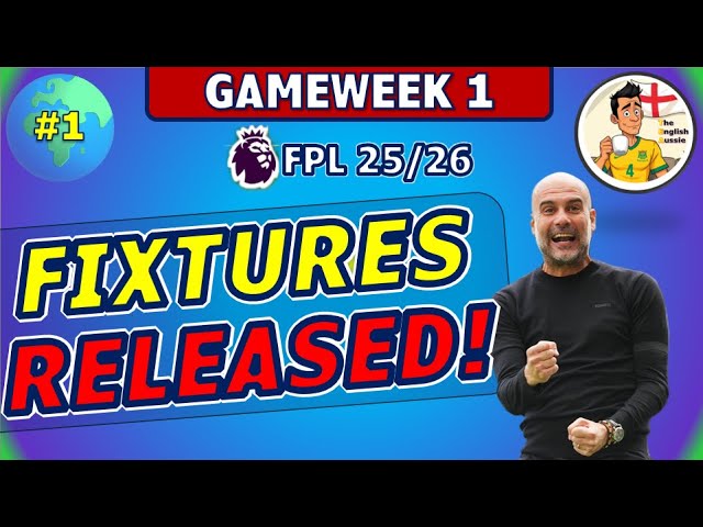 FPL 2025/26 FIXTURES ANNOUNCED! ⏰ | Fixture Swings, Wildcard Plans & Player Data | FPL 2025/26