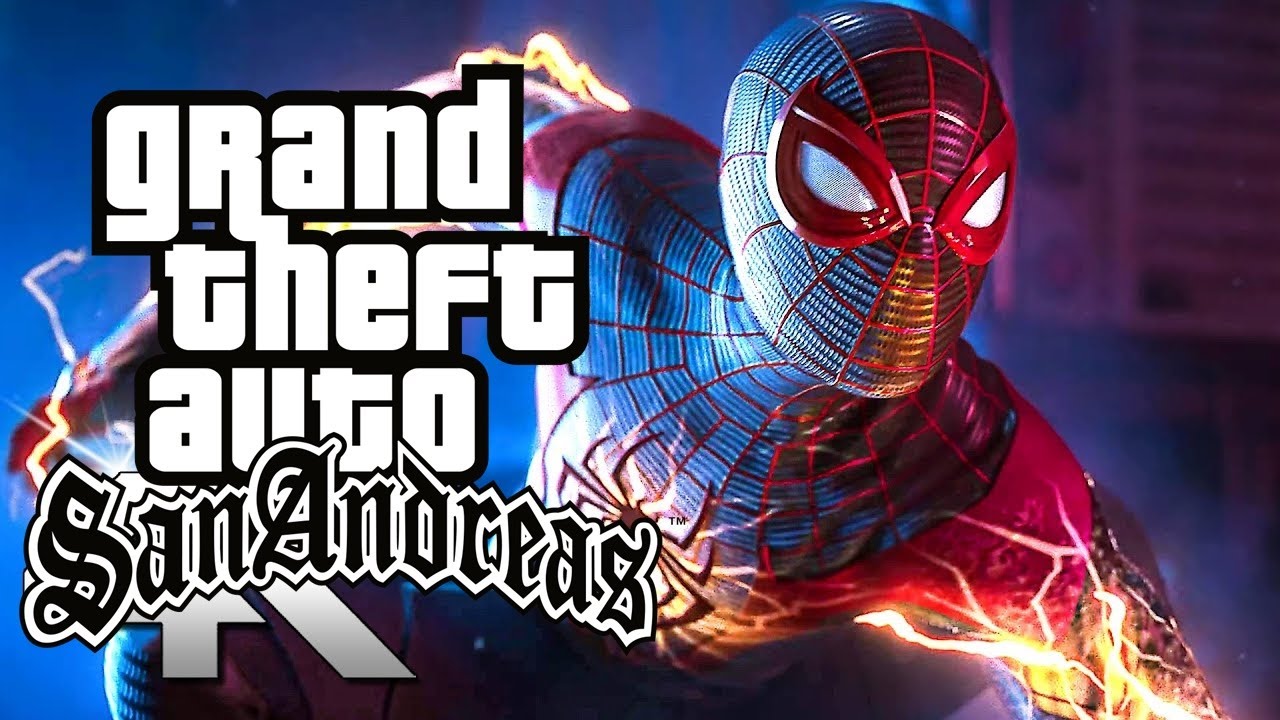 GTA San Andreas - Marvel's Spider-Man: Miles Morales PS5 Mod - YouTube