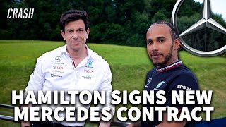F1 2021 | Lewis Hamilton signs new two year deal with Mercedes! | Formula 1