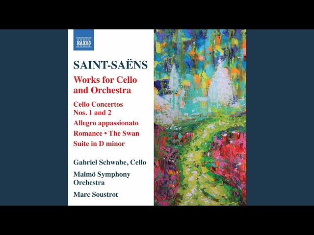 Saint-Saëns - Suite pour violoncelle & orch : (1) Prélude : G.Schwabe / Symph Malmö / M.Soustrot