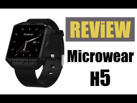 Microwear H5 4G Smartwatch - 1.54 inch / Android 6.0 /  1GB RAM + 8GB ROM / Quad Core 1.1GHz