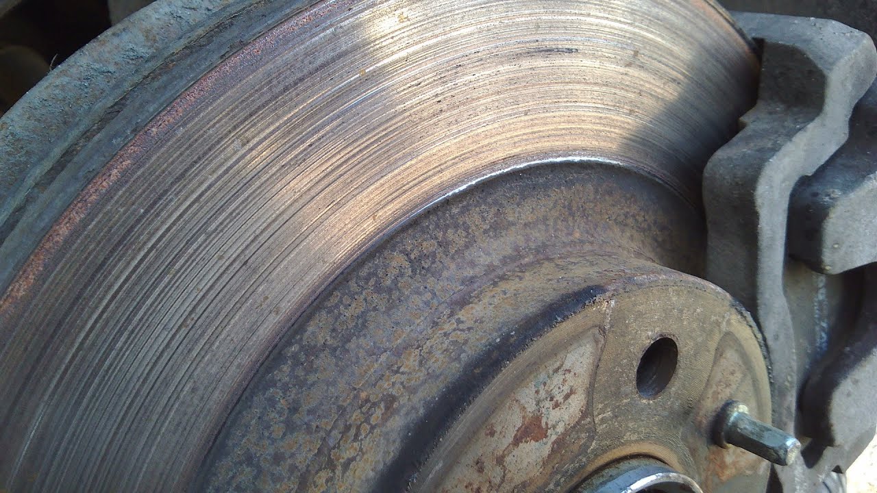 Как узнать если колодки стерлись, да очень просто... Ваз, калина ...