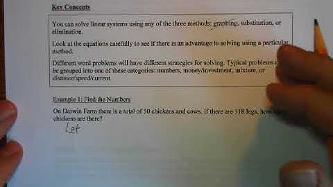 Grade 10 Academic Math - Linear System Word Problems