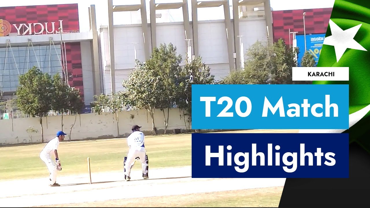 Alpha vs Green Sports T20 Cricket Match Played at UBL Sports Complex