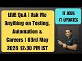 Ask Anything| Testing Career Guidance| Software Testing| RD Automation Learning