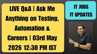 Ask Anything| Testing Career Guidance| Software Testing| RD Automation Learning