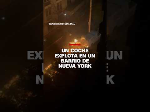 Un coche explota en un barrio de Nueva York