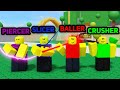 We became the baller slicer piercer and crusher in combat warriors roblox