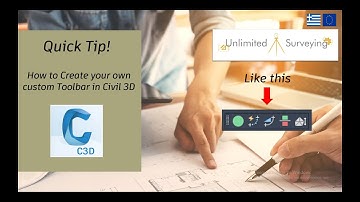 Create your own Custom Toolbar in Civil 3D