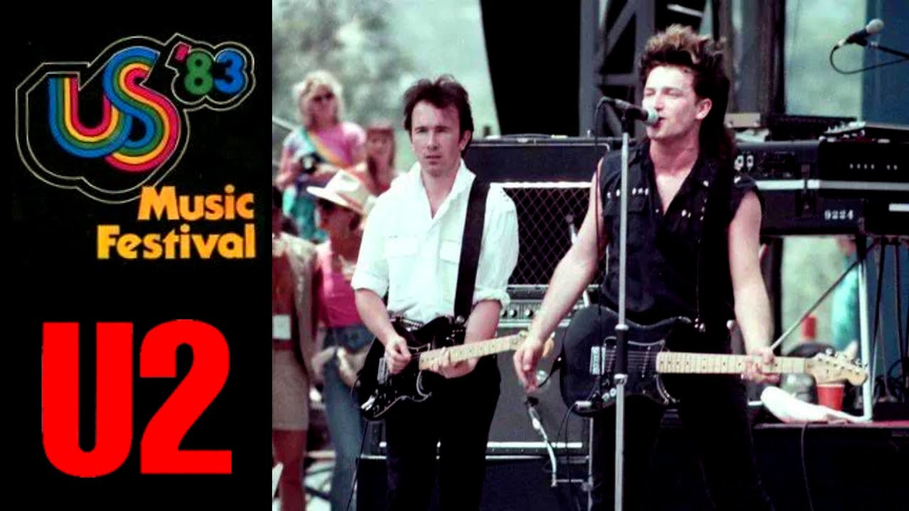 U2 War Tour Us Festival 1983 remastered Devore, CA