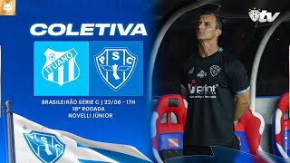 #PapãoTV: COLETIVA PÓS JOGO DO TÉCNICO JÚNIOR ROCHA (ITUANO 0x1 PAYSANDU)!