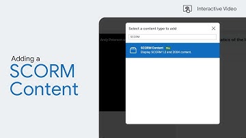 Adding SCORM Content