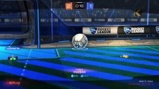 Rocket League Perfect Deflection Goal Over Opponent