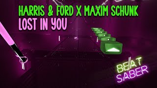 Harris & Ford x Maxim Schunk - Lost In You | Beat Saber