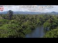 Playa Limon Natural Beach where the River flows into the Ocean. Beautiful places Dominican Republic