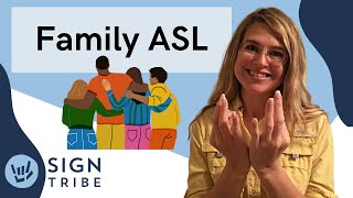 Learning American Sign Language Made Easy: 5 Must-Know Family Signs! / Sign Tribe Academy