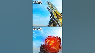 ODEN VS BP50 MYTHIC WEAPON INSPECTION #shorts #codm #camos #camoshowcase