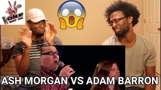 Video thumbnail of "The Voice UK 2013 | Ash Morgan Vs Adam Barron - Battle Rounds 1 - BBC One (REACTION)"