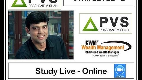CWM LEVEL - 2 | PVS | SESSION - 6.1 | BOND VALUATION AND PORTFOLIO MANAGEMENT