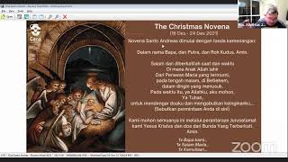 The Christmas Novena - Cana Community with Romo Albertus Joni, SCJ