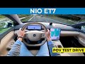 Nio et7 2023  autobahn top speed  walkaround  battery swap