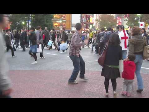 Dancing Tourist in Tokyo