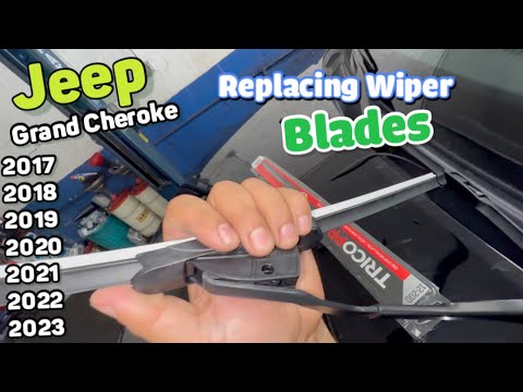 How to replace wiper blades on Jeep Grand Cherokee 2017 2018 2019 2020