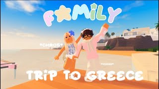 FAMILY TRIP TO GREECE!✈|*WE MISSED OUT FLIGHT!*||VOICED ROBLOX BERRY AVENUE ROLEPLAY*