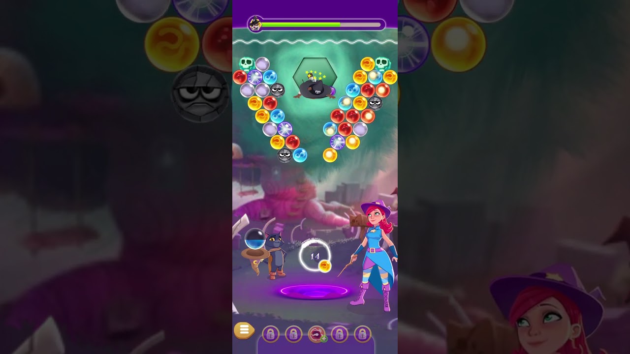 Bubble Witch Saga 3 Level 25