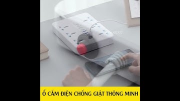 Ổ cắm điện chống giật  - Dễ dàng cắm nhiều ổ một cách thuận tiện và đảm bảo an toàn