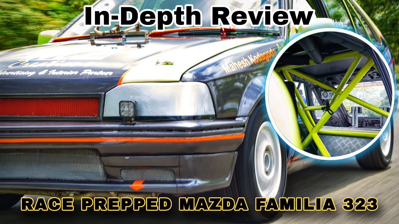 Mazda Familia 323 Race Car - REVIEW : A True Pocket Rocket - YouTube