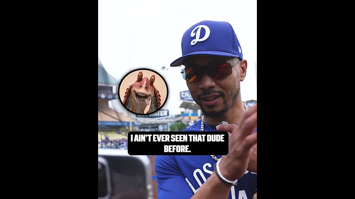 Mookie Betts' Star Wars knowledge is ELITE 😭