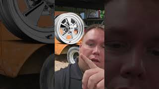 Not my favorite wheel #57chevy #hotrod #lsswap