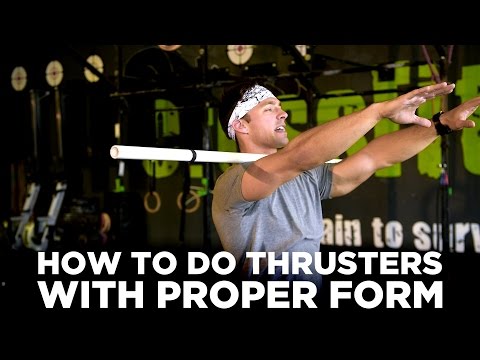 How to do Thrusters with Proper Form