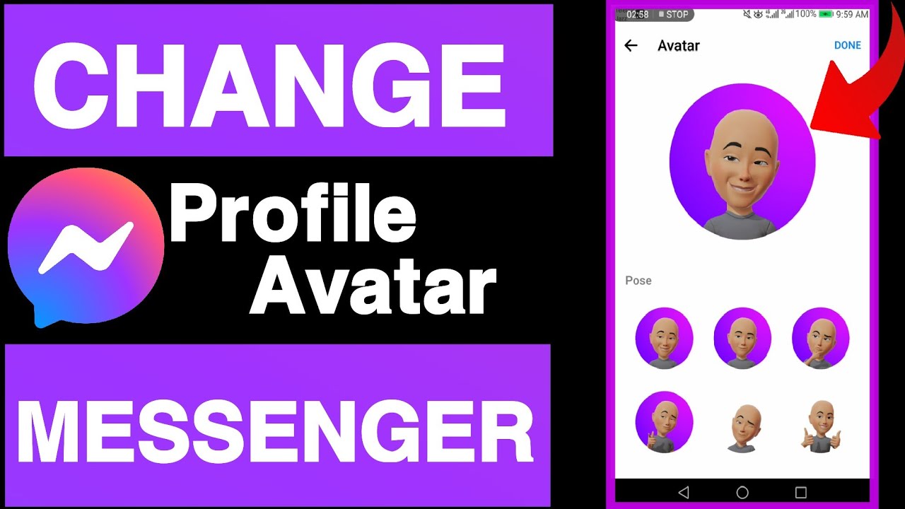 How to Create  Use Avatars in Facebook Messenger App EASY