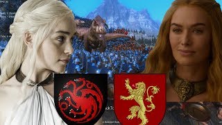 Game of Thrones castle siege battle UEBS simulation - Daenerys Targaryen vs Cersei Lannister armies screenshot 2