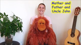 Mother and Father and Uncle John - Knee bouncing rhyme | Nursery rhymes & kids songs to sing along