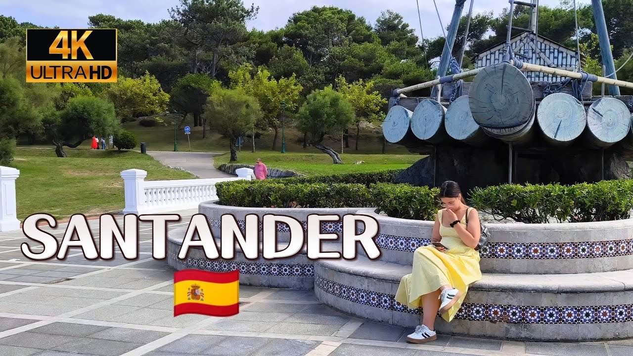🔥TAN MARAVILLOSA 😍 Paso a paso visita SANTANDER Cantabria España 🇪🇸 Walking Tour 4K