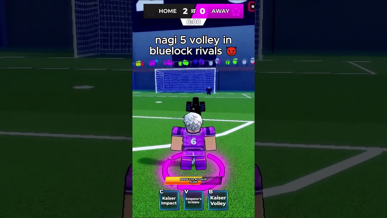 Nagi S 5 Stage Volley In Bluelock Rivals Bluelockrivals Roblox Robloxmemes