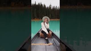 ADD THIS TO YOUR CANADA BUCKET LIST 🛶🍁🏔️ #shorts #canada #yoho #canadianrockies