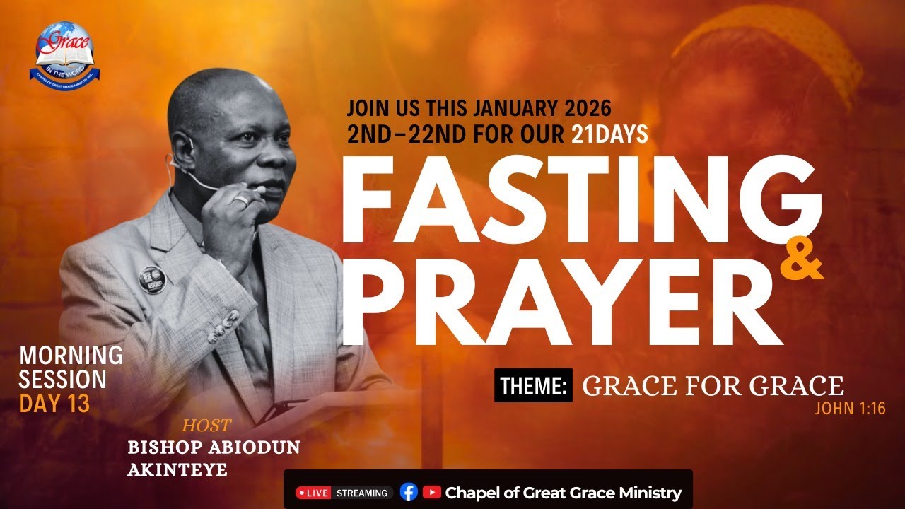 PRAYER AND FASTING SERVICE || GRACE FOR GRACE
