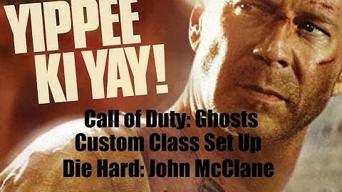 Call of Duty: Ghosts Custom Class Set Up (Die Hard: John McClane)