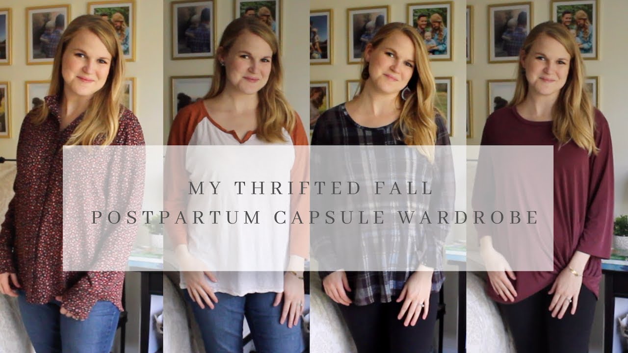 My THRIFTED Fall Postpartum [Capsule] Wardrobe