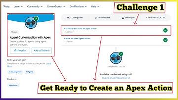 Get Ready to Create an Apex Action | Agent Customization with Apex | Challenge 1