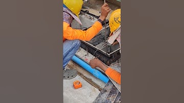 Technical welding rebar with cover of rain manhole