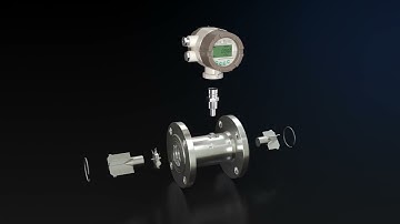 liquid turbine flow meter structure