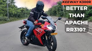 Keeway K300R Ride Review - Better Than TVS Apache RR310 ?