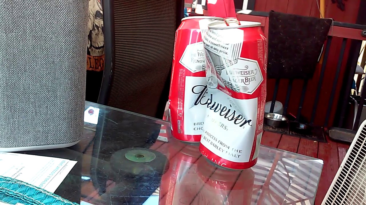 Dancing beer cans! YouTube