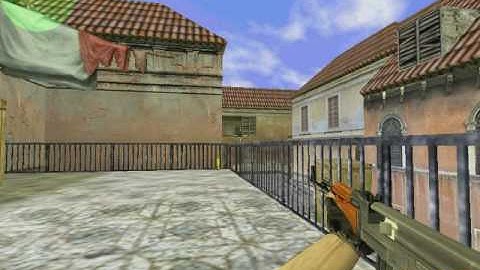 CS 1.6 - 30 rounds with expert bots // 5v5 // de_inferno